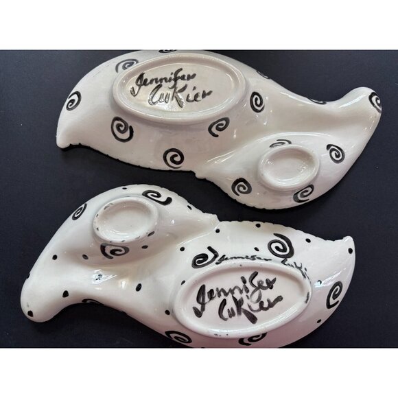 Jennifer Cukier Montreal Artist Hand Painted platters - Picture 4 of 8